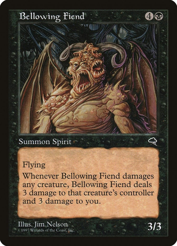 Image for Bellowing Fiend (Tempest) (108) - Magic: The Gathering