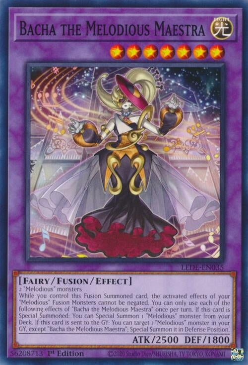 Image for Bacha the Melodious Maestra (Legacy of Destruction) (LEDE-EN035) - YuGiOh