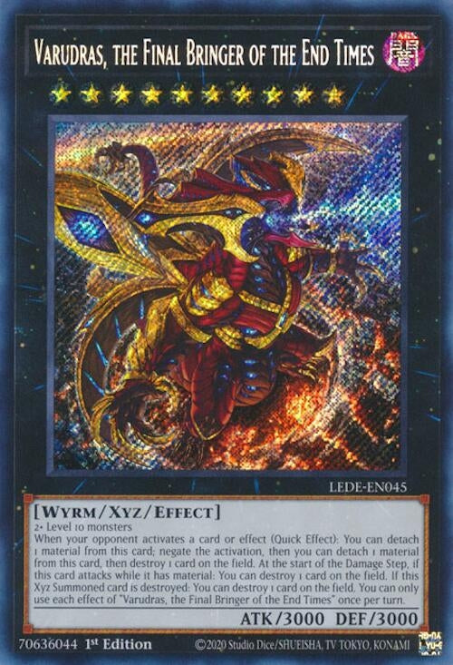 Image for Varudras, the Final Bringer of the End Times (Legacy of Destruction) (LEDE-EN045) - YuGiOh