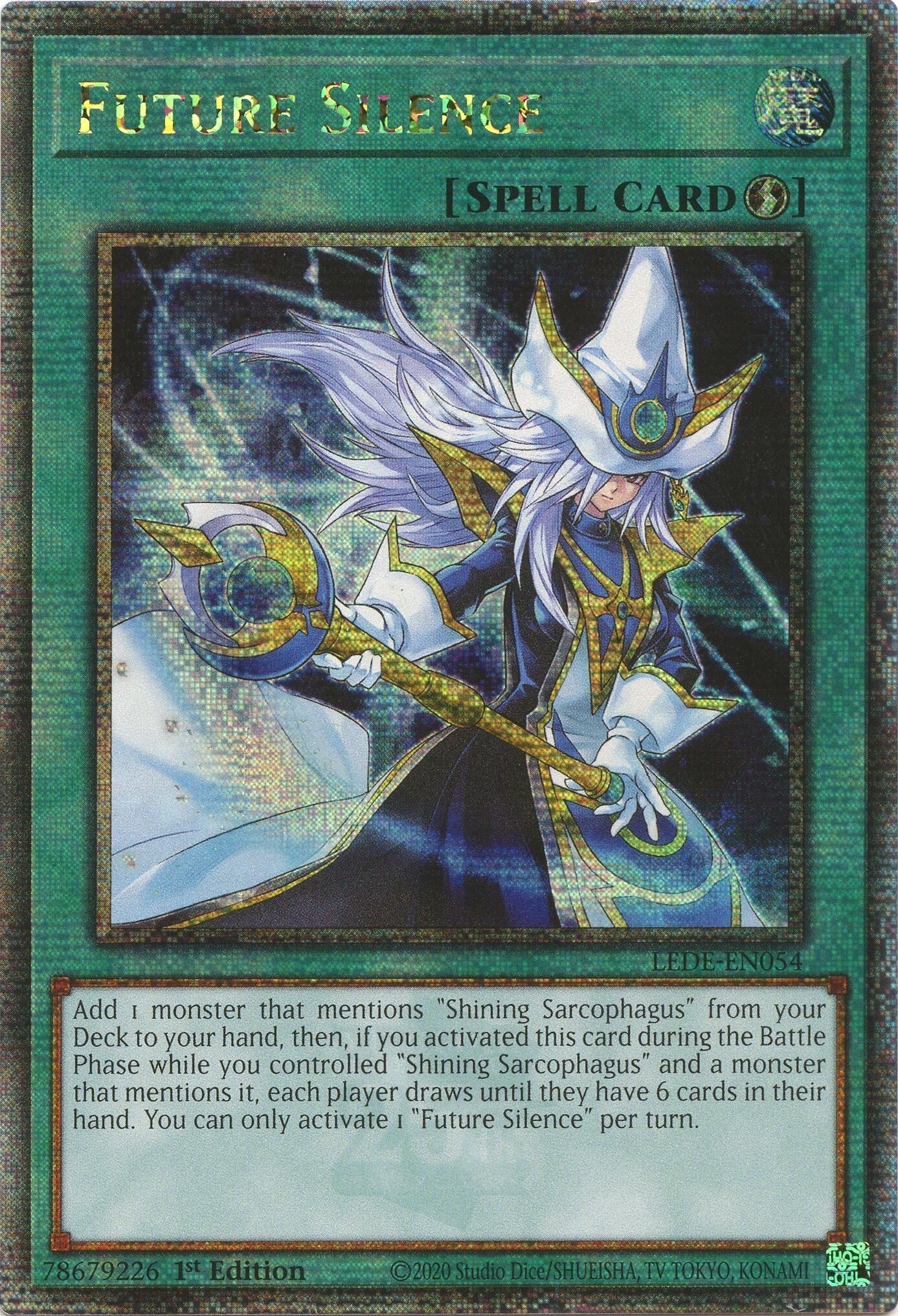 Image for Future Silence (Quarter Century Secret Rare) (Legacy of Destruction) (LEDE-EN054) - YuGiOh