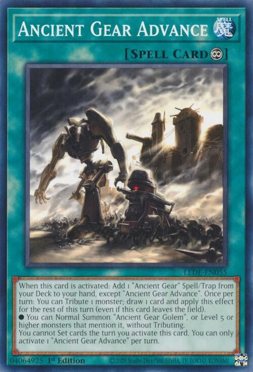 Image for Ancient Gear Advance (Legacy of Destruction) (LEDE-EN055) - YuGiOh