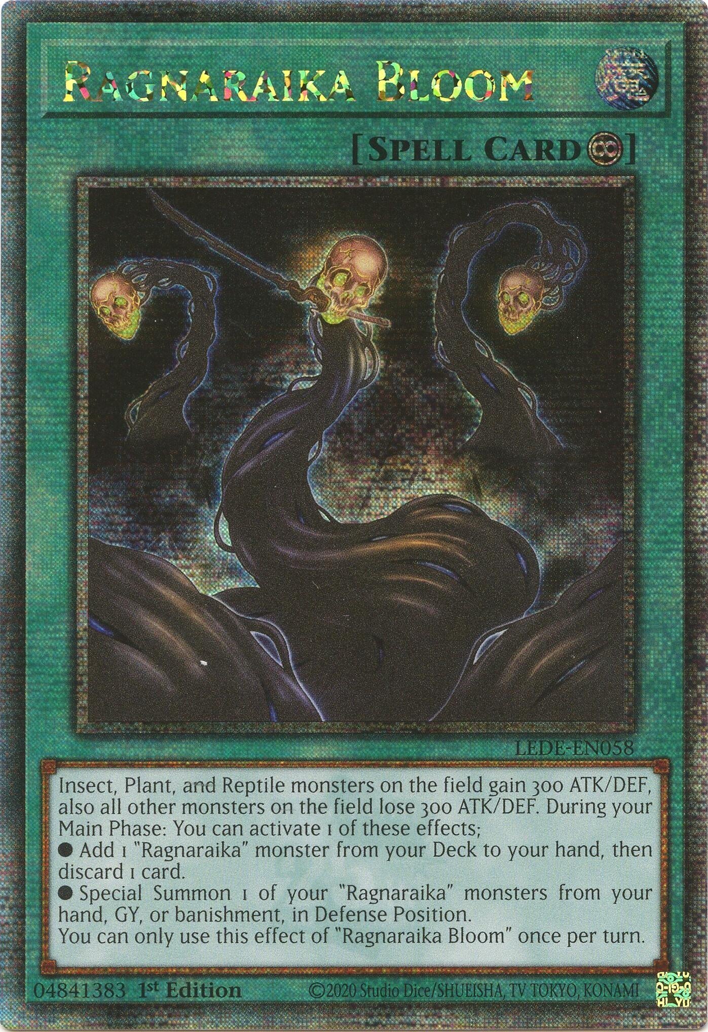 Image for Ragnaraika Bloom (Quarter Century Secret Rare) (Legacy of Destruction) (LEDE-EN058) - YuGiOh