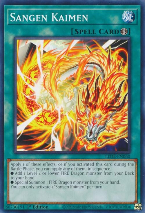 Image for Sangen Kaimen (Legacy of Destruction) (LEDE-EN060) - YuGiOh