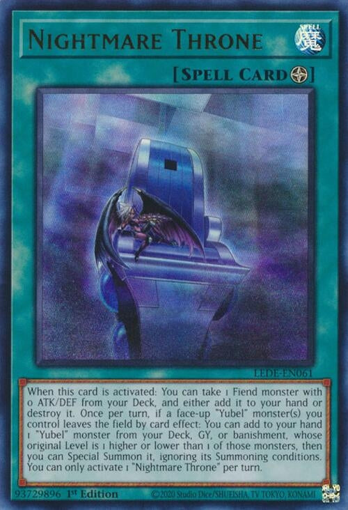 Image for Nightmare Throne (Legacy of Destruction) (LEDE-EN061) - YuGiOh