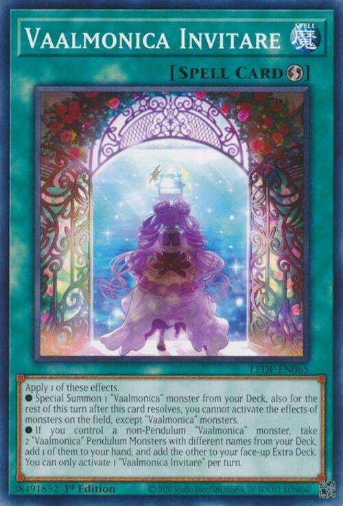 Image for Vaalmonica Invitare (Legacy of Destruction) (LEDE-EN065) - YuGiOh