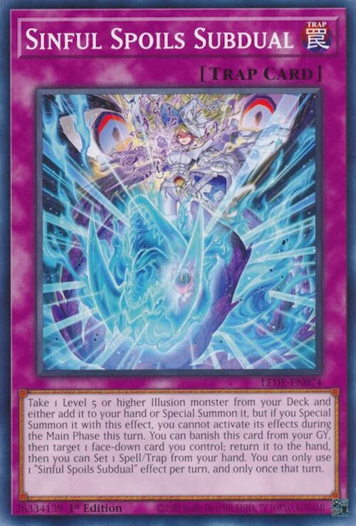 Image for Sinful Spoils Subdual (Legacy of Destruction) (LEDE-EN074) - YuGiOh