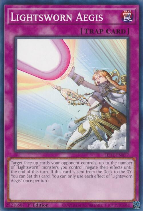 Image for Lightsworn Aegis (Legacy of Destruction) (LEDE-EN077) - YuGiOh
