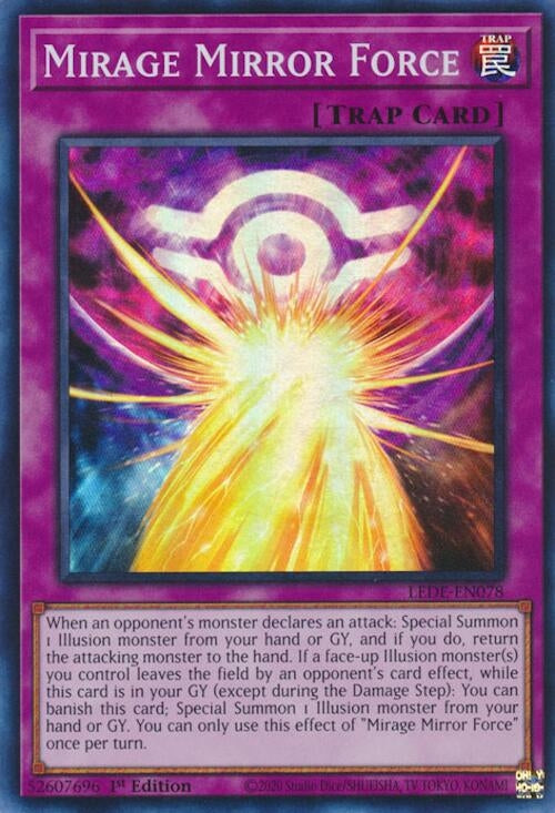 Image for Mirage Mirror Force (Legacy of Destruction) (LEDE-EN078) - YuGiOh