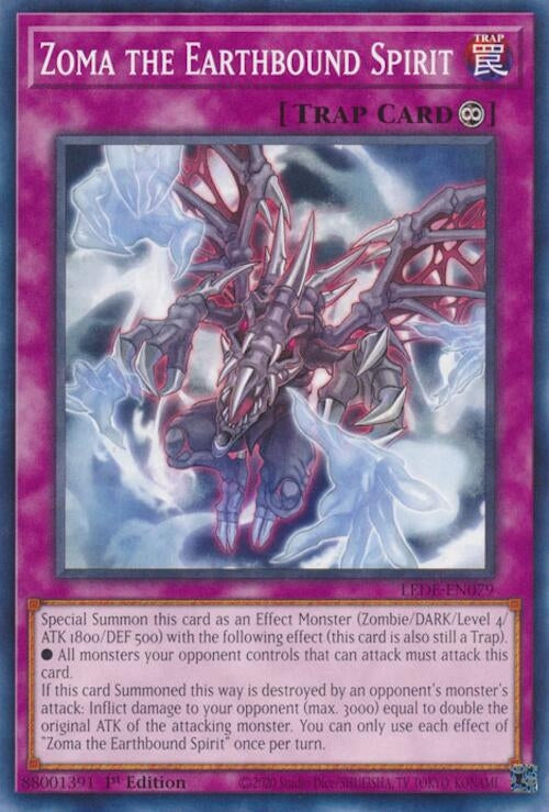 Image for Zoma the Earthbound Spirit (Legacy of Destruction) (LEDE-EN079) - YuGiOh