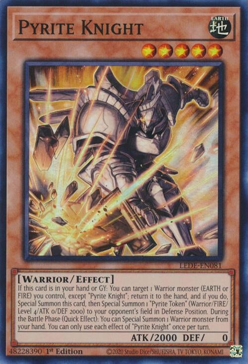 Image for Pyrite Knight (Legacy of Destruction) (LEDE-EN081) - YuGiOh