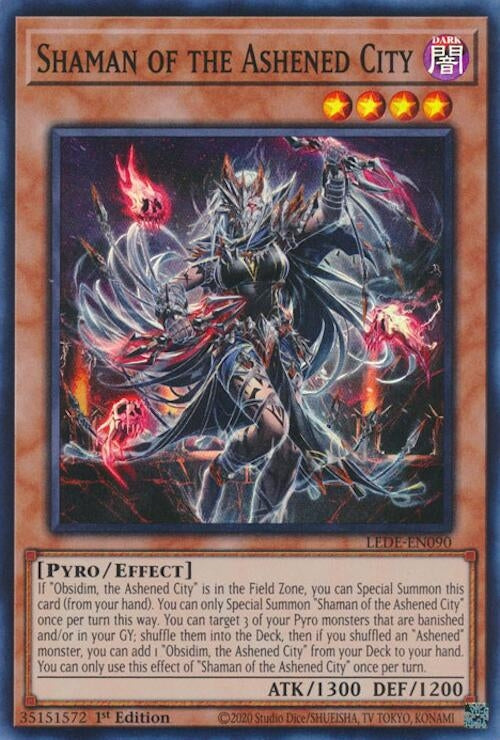 Image for Shaman of the Ashened City (Legacy of Destruction) (LEDE-EN090) - YuGiOh