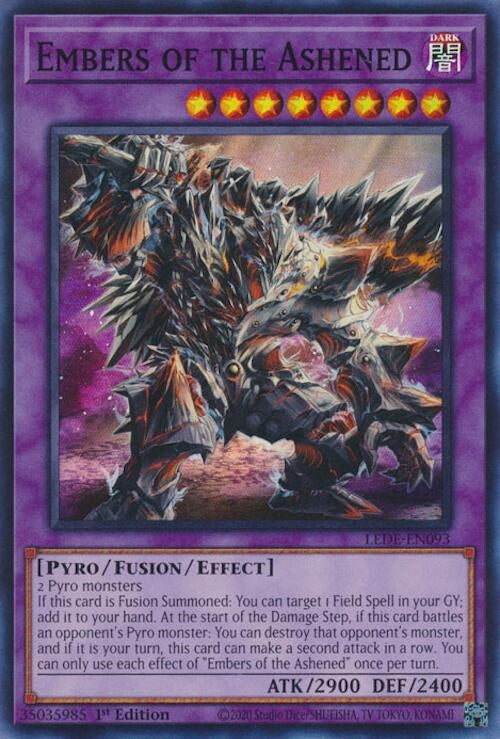 Image for Embers of the Ashened (Legacy of Destruction) (LEDE-EN093) - YuGiOh