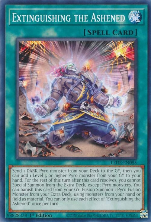 Image for Extinguishing the Ashened (Legacy of Destruction) (LEDE-EN095) - YuGiOh