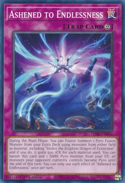 Image for Ashened to Endlessness (Legacy of Destruction) (LEDE-EN096) - YuGiOh