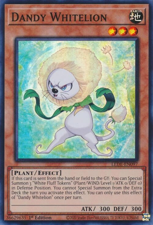 Image for Dandy Whitelion (Legacy of Destruction) (LEDE-EN097) - YuGiOh