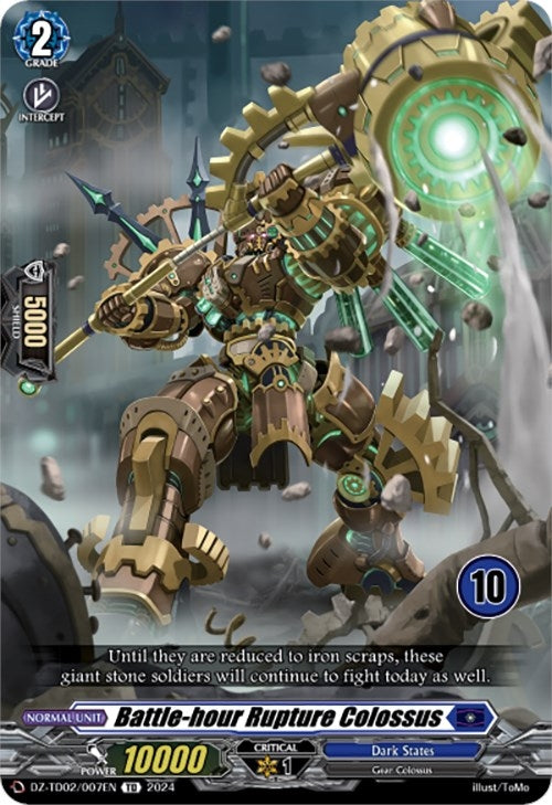 Image for Battle-hour Rupture Colossus (10) (DZ-TD02: Start Up Trial Deck "Dark States") (DZ-TD02/007EN) - Cardfight Vanguard