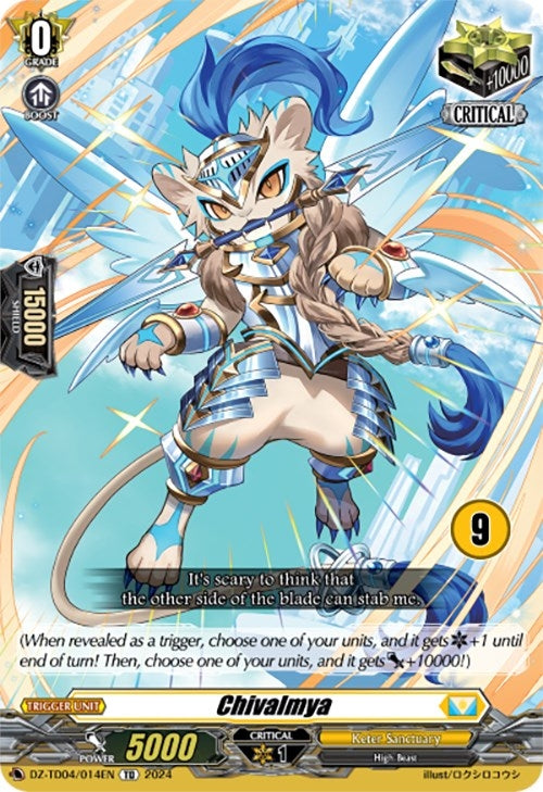 Image for Chivalmya (9) (DZ-TD04: Start Up Trial Deck "Keter Sanctuary") (DZ-TD04/014EN) - Cardfight Vanguard