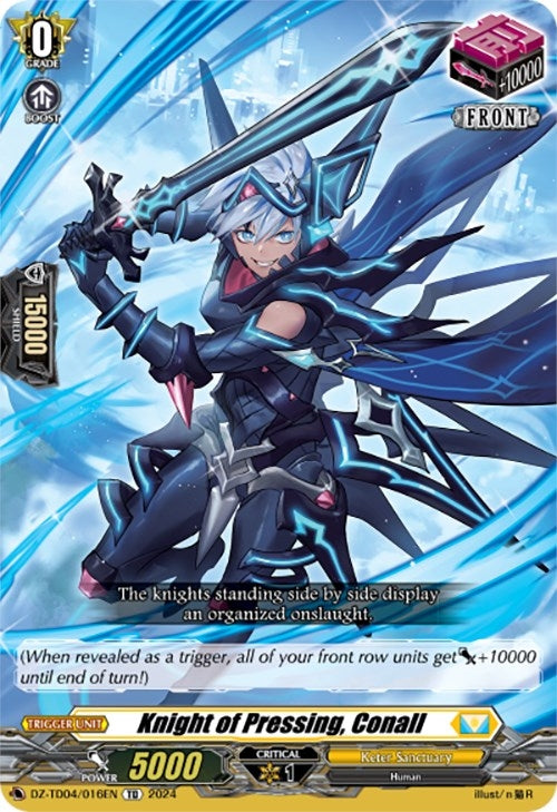 Image for Knight of Pressing, Conall (DZ-TD04: Start Up Trial Deck "Keter Sanctuary") (DZ-TD04/016EN) - Cardfight Vanguard