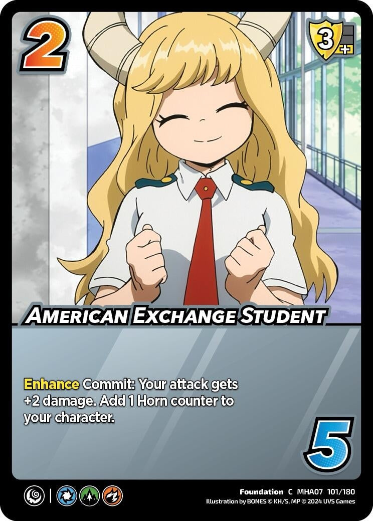 Image for American Exchange Student (UniVersus: My Hero Academia: Girl Power) (101/180) - UniVersus