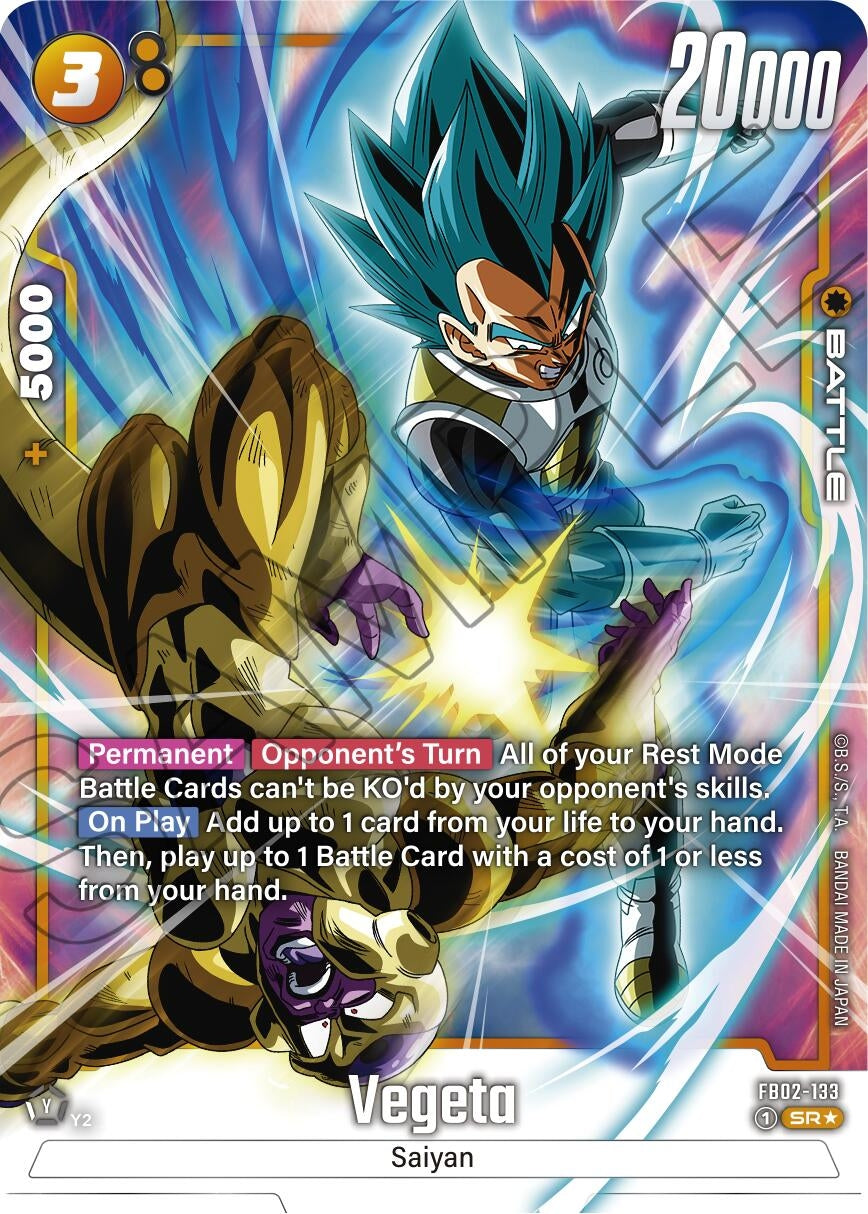 Image for Vegeta - FB02-133 (Alternate Art) (Blazing Aura) (FB02-133) - Dragon Ball Super: Fusion World