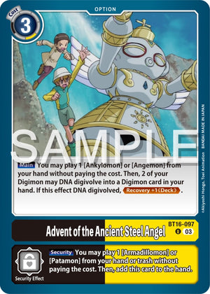 Image for Advent of the Ancient Steel Angel (BT16) (16097)