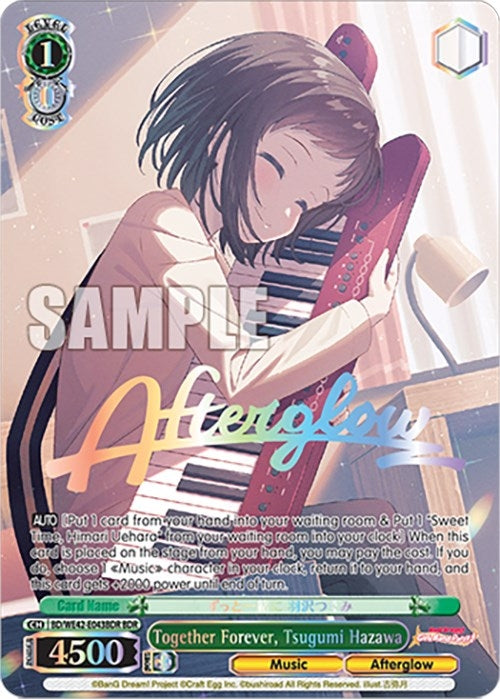 Image for Together Forever, Tsugumi Hazawa (BDR) (BanG Dream! Girls Band Party! Countdown Collection Premium Booster) (BD/WE42-E043BDR BDR) - Weiss Schwarz