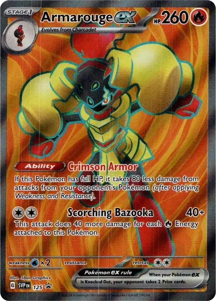 Image for Armarouge ex - 125 (SV: Scarlet & Violet Promo Cards) (125) - Pokemon