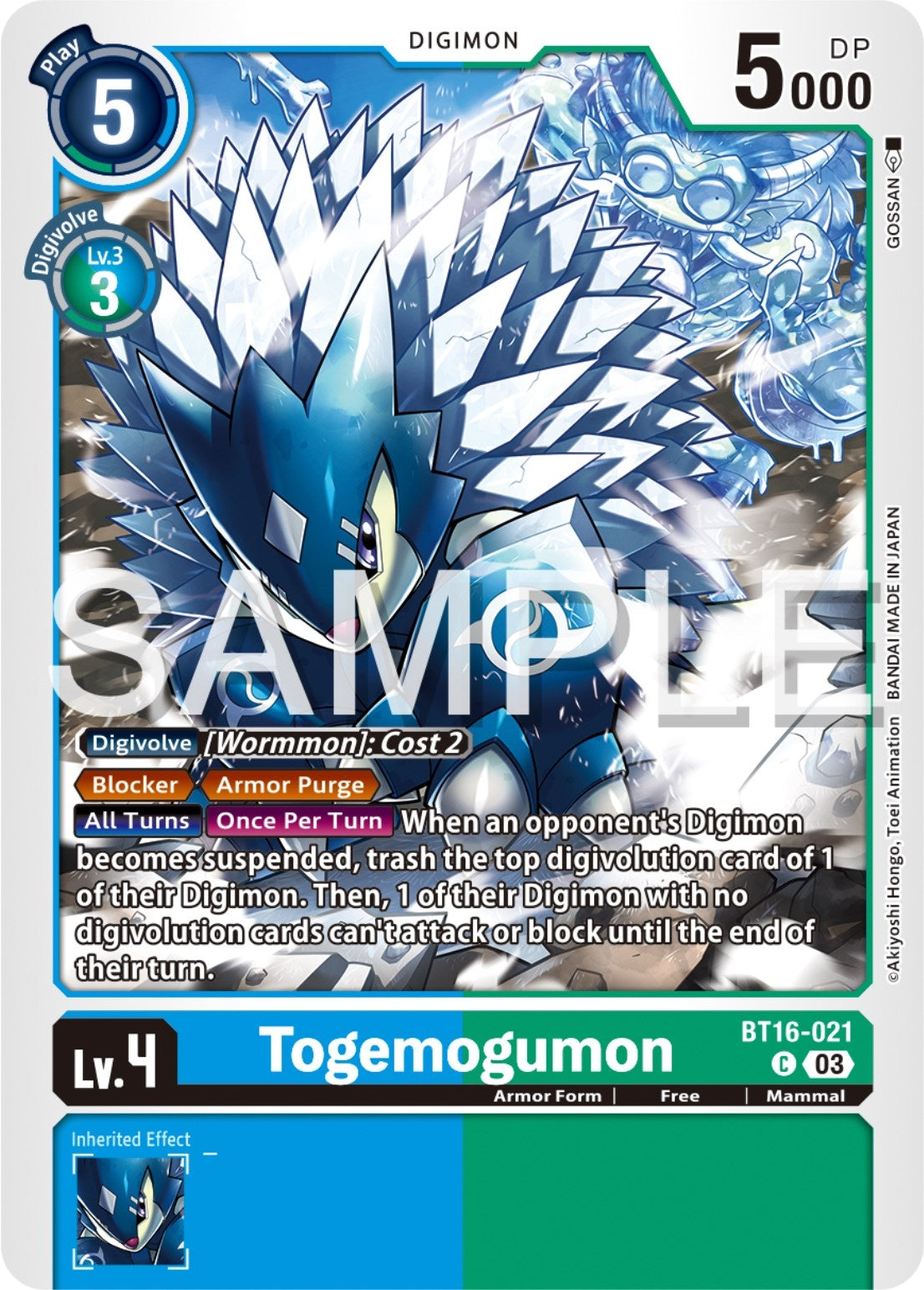 Image for Togemogumon (BT16) (16021)