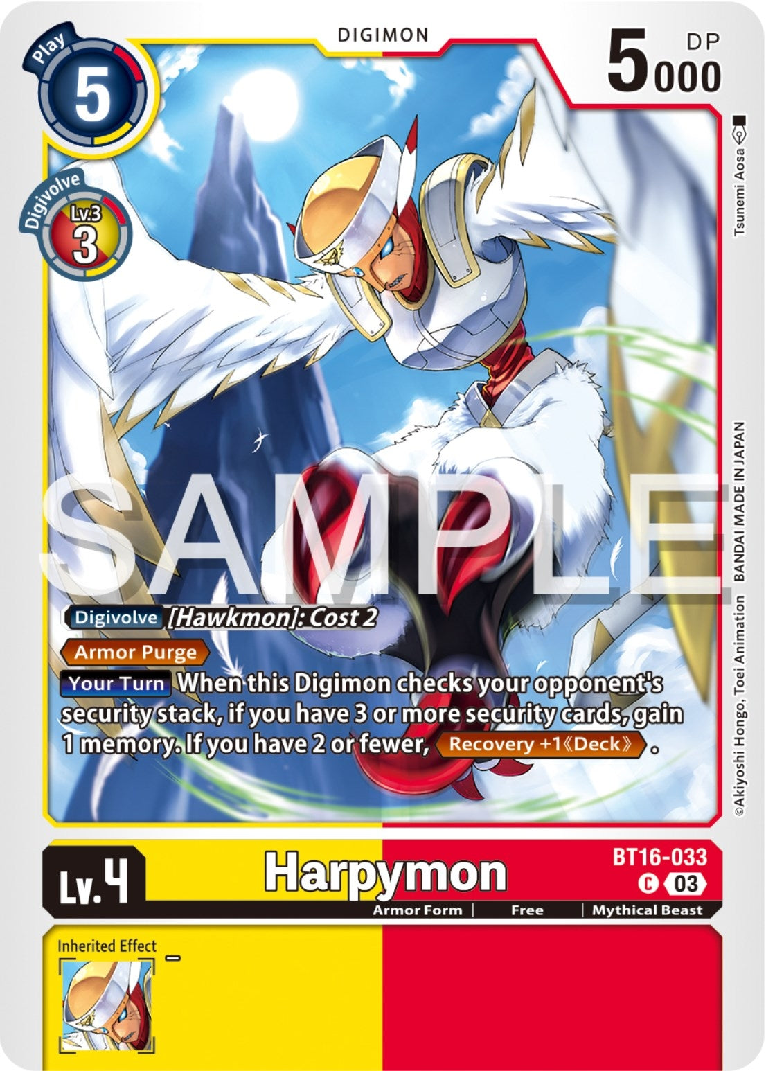 Image for Harpymon (BT16) (16033)