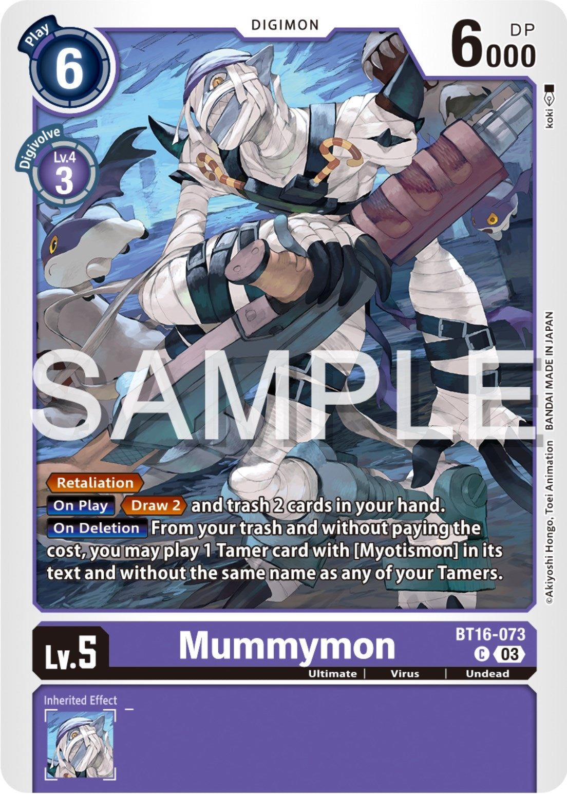 Image for Mummymon (BT16) (16073)