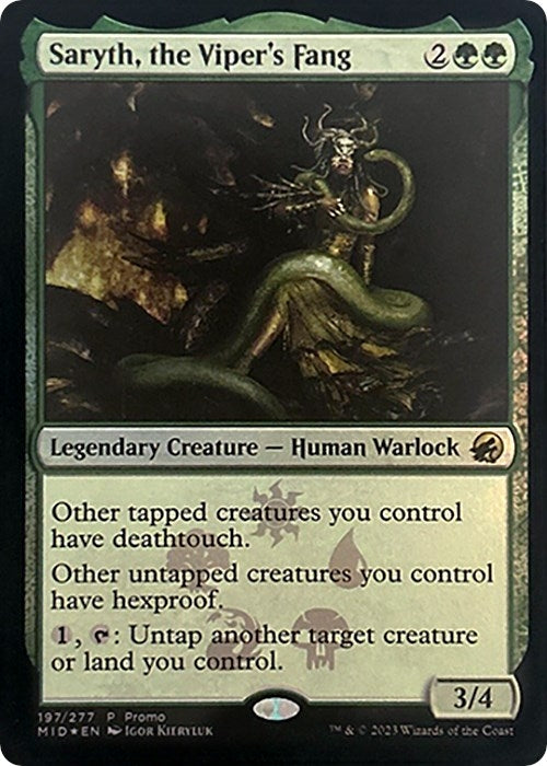 Image for Saryth, the Viper's Fang (Media Promos) (197) - Magic: The Gathering