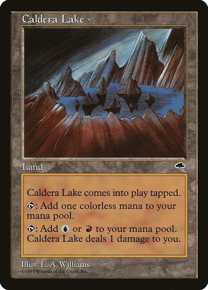Image for Caldera Lake (Tempest) (316) - Magic: The Gathering
