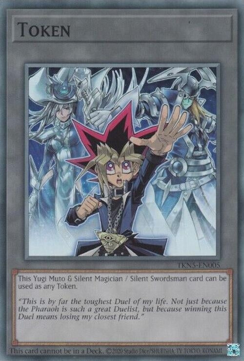 Image for Token: Yugi Muto and Silent Magician and Silent Swordsman (Legacy of Destruction) (TKN5-EN005) - YuGiOh