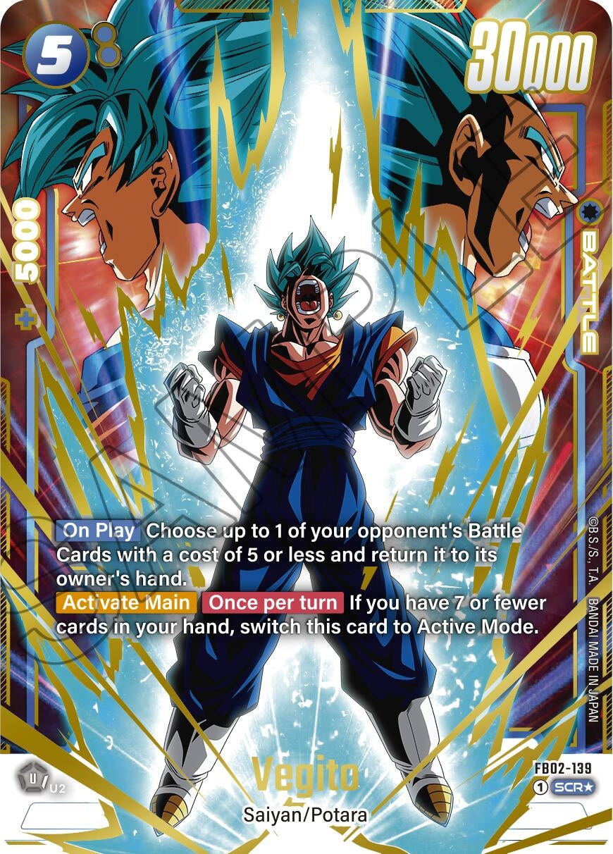 Image for Vegito - FB02-139 (Alternate Art) (Blazing Aura) (FB02-139) - Dragon Ball Super: Fusion World