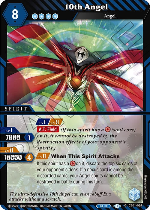 Image for 10th Angel (Collaboration Booster 01: Halo of Awakening) (CB01-054) - Battle Spirits Saga