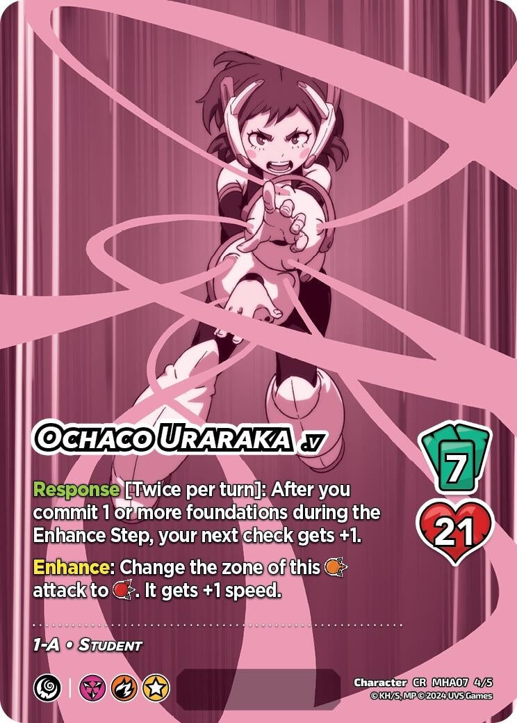 Image for Ochaco Uraraka (Serial Numbered) (UniVersus: My Hero Academia: Girl Power) (4/5) - UniVersus