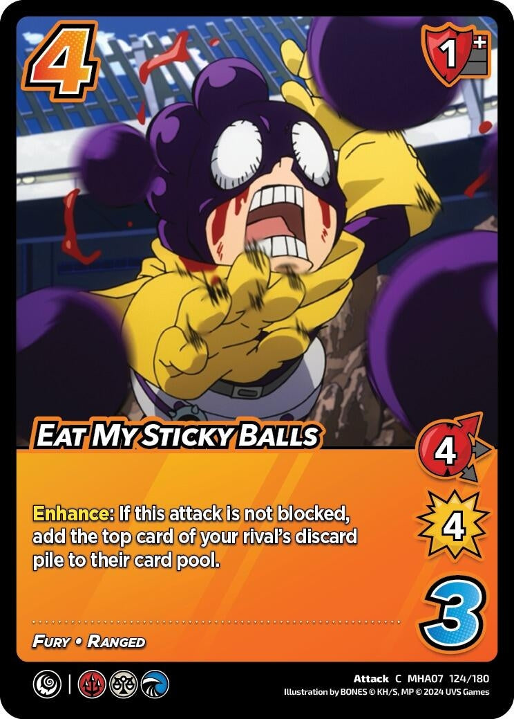 Image for Eat My Sticky Balls (UniVersus: My Hero Academia: Girl Power) (124/180) - UniVersus