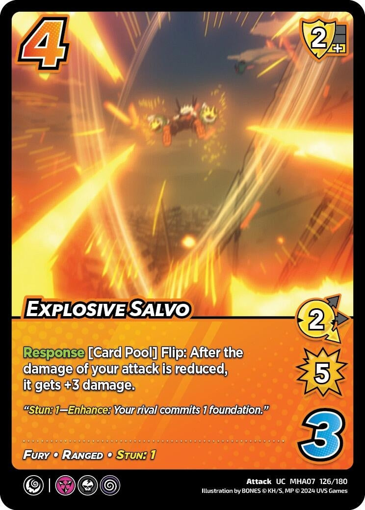 Image for Explosive Salvo (UniVersus: My Hero Academia: Girl Power) (126/180) - UniVersus