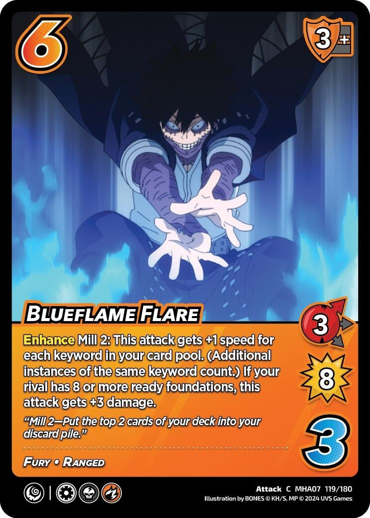 Image for Blueflame Flare (UniVersus: My Hero Academia: Girl Power) (119/180) - UniVersus