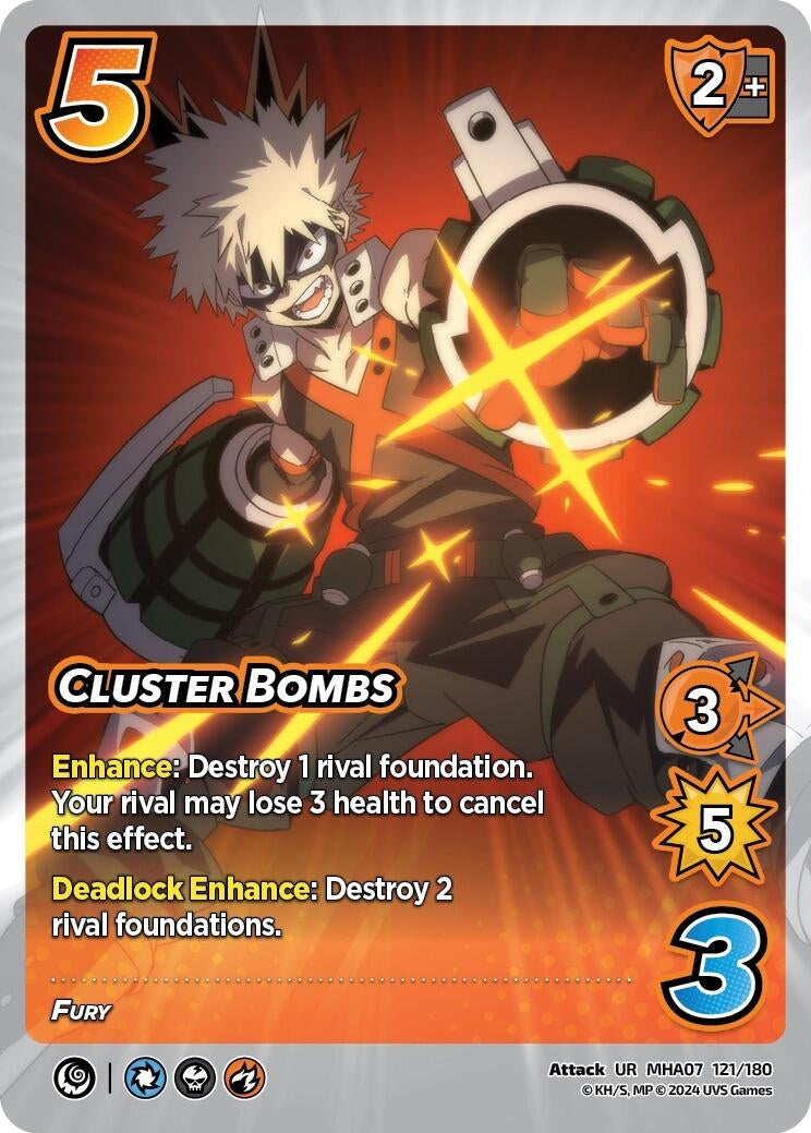 Image for Cluster Bombs (UniVersus: My Hero Academia: Girl Power) (121/180) - UniVersus