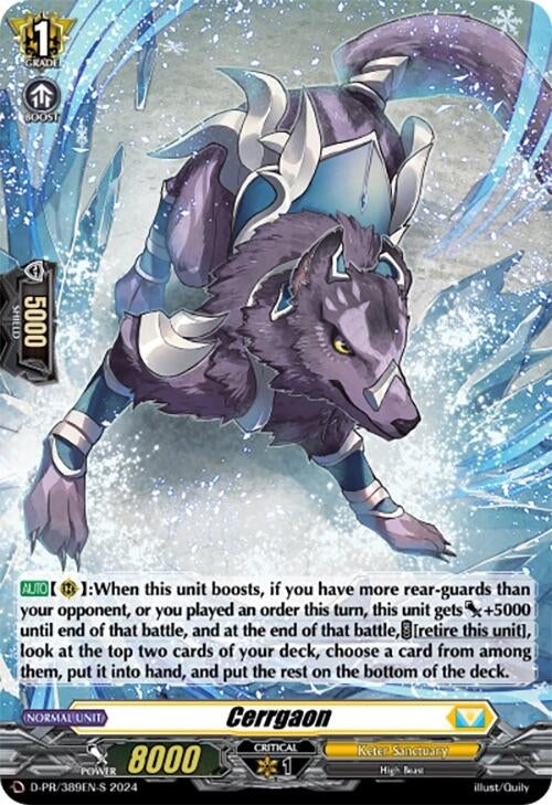 Image for Cerrgaon (Foil) (D Promo Cards) (D-PR/389EN-S) - Cardfight Vanguard