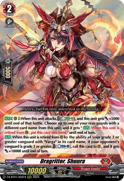 Image for Dragritter, Shuura (DZ-BT01: Fated Clash) (DZ-BT01/002EN) - Cardfight Vanguard