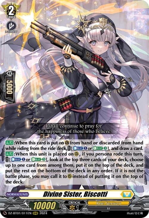 Image for Divine Sister, Biscotti (DZ-BT01: Fated Clash) (DZ-BT01/011EN) - Cardfight Vanguard