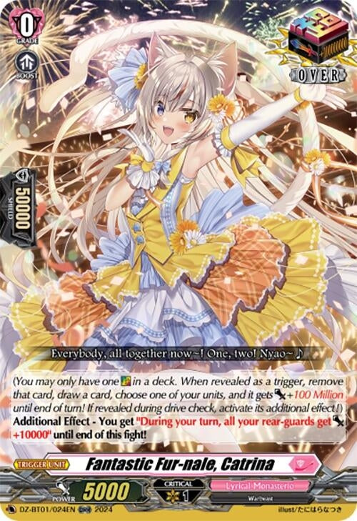 Image for Fantastic Fur-nale, Catrina (ORR) (DZ-BT01: Fated Clash) (DZ-BT01/024EN) - Cardfight Vanguard
