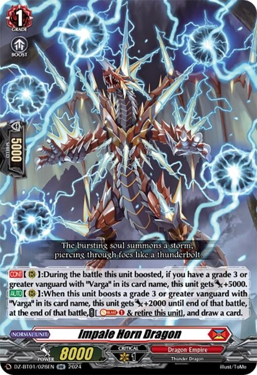 Image for Impale Horn Dragon (DZ-BT01: Fated Clash) (DZ-BT01/028EN) - Cardfight Vanguard