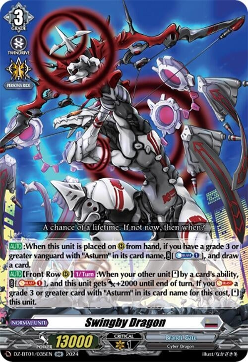 Image for Swingby Dragon (DZ-BT01: Fated Clash) (DZ-BT01/035EN) - Cardfight Vanguard