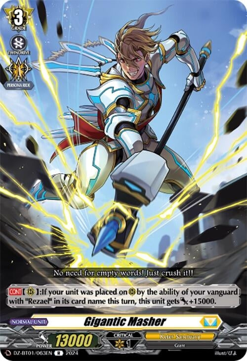 Image for Gigantic Masher (DZ-BT01: Fated Clash) (DZ-BT01/063EN) - Cardfight Vanguard