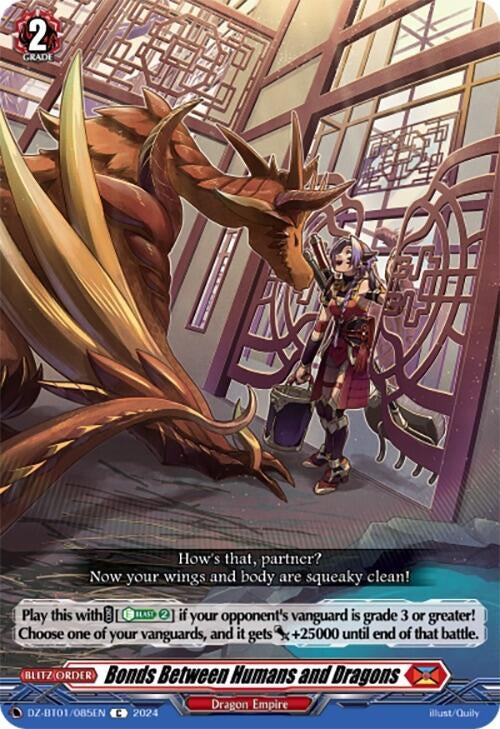 Image for Bonds Between Humans and Dragons (DZ-BT01: Fated Clash) (DZ-BT01/085EN) - Cardfight Vanguard