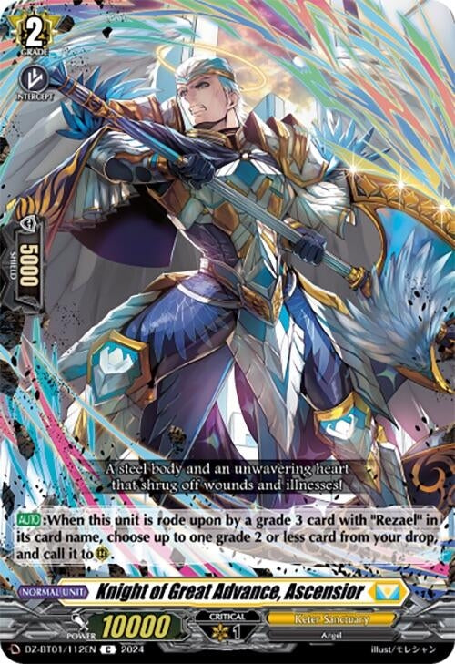 Image for Knight of Great Advance, Ascensior (DZ-BT01: Fated Clash) (DZ-BT01/112EN) - Cardfight Vanguard