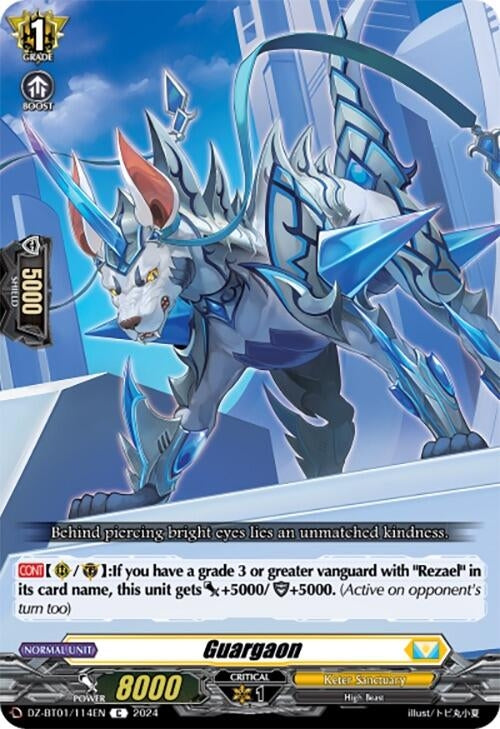 Image for Guargaon (DZ-BT01: Fated Clash) (DZ-BT01/114EN) - Cardfight Vanguard